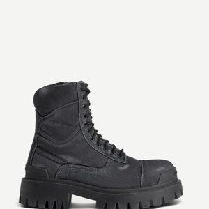Black Men's Lace-Up Combat Boot.Size 9 and 11 . Balenciaga